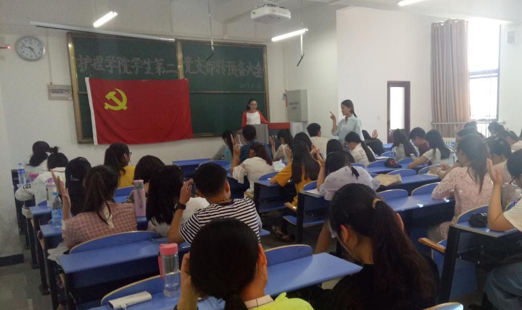 正式党员进行投票表决
